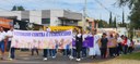 Caminhada contra o feminicídio_Foto: Assessoria CMV