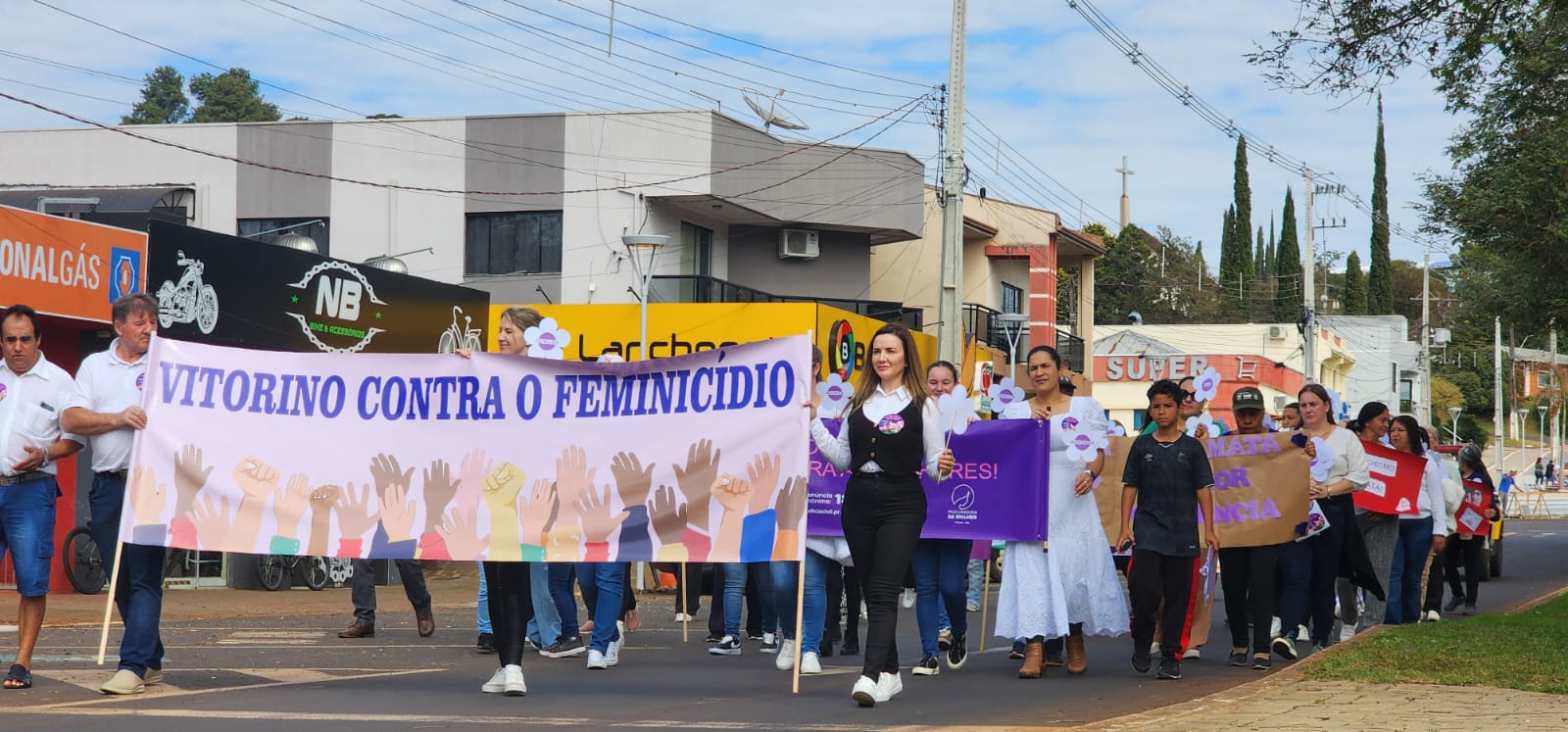 Caminhada contra o feminicídio_Foto: Assessoria CMV